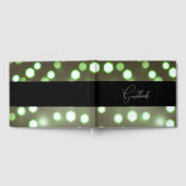 Hübsche Bokeh-Background-Hochzeit Gästebuch (Voll)
