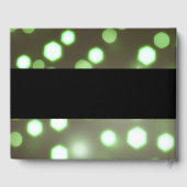 Hübsche Bokeh-Background-Hochzeit Gästebuch (Rückseite)