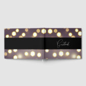 Hübsche Bokeh-Background-Hochzeit Gästebuch (Voll)