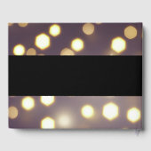 Hübsche Bokeh-Background-Hochzeit Gästebuch (Rückseite)