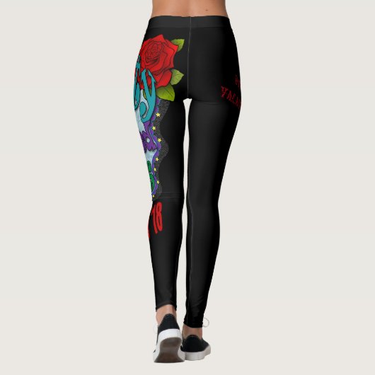 Hübsche böse Damen-Leggings Leggings (Rückseite)