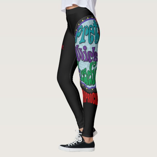 Hübsche böse Damen-Leggings Leggings (Links)