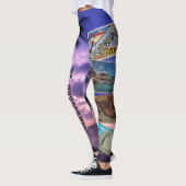 Hübsche böse Damen - Postkarten Leggings (Links)