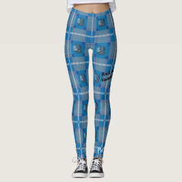 Hübsche böse "Sirene-karierte" Leggings