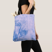 Hübsche botanische blaue tasche (Von Nahem)