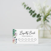 Hübsche botanische Flora und Sukkulatur Treuekarte (Stehend Vorderseite)