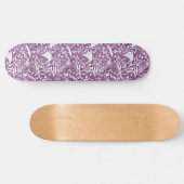 Hübsche botanische Lila Foliage Skateboard (Horizontal)