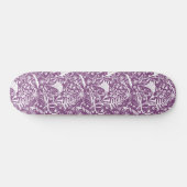 Hübsche botanische Lila Foliage Skateboard (Horizontal)