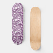 Hübsche botanische Lila Foliage Skateboard (Vorderseite)