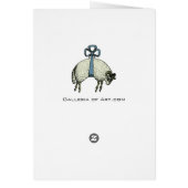 Hübsche BOW-SchafswÄNDLERFARBE ~ Karte (Hinten)