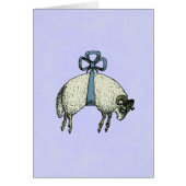 Hübsche BOW-SchafswÄNDLERFARBE ~ Karte (Vorne)