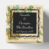 Hübsche braune Blume Geschenkschachtel (Oben)