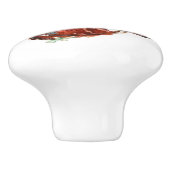 Hübsche braune Pferde Vintage Kunst Keramikknauf (Seitenansicht)