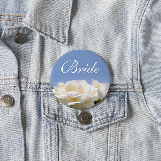 Hübsche Brauseknopf mit weißer Rosa Blume Button (Beispiel)