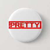 Hübsche Briefmarke Button (Vorderseite)