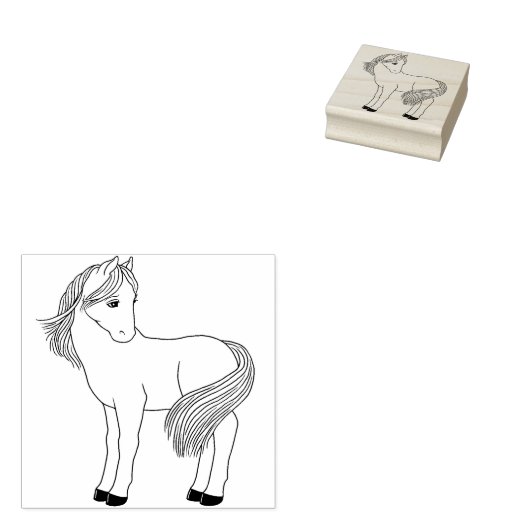 Hübsche Briefmarke Gummistempel (Stempel)