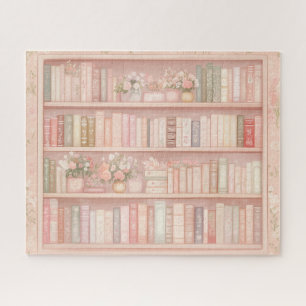 Hübsche Bücher und Blume Puzzle