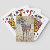 Hübsche Buck Deer Art Spielkarten (Rückseite)
