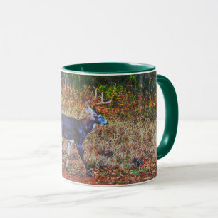 Hübsche Buck Walking Hirsche Kunst Tasse
