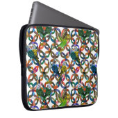 Hübsche Budgien. Laptopschutzhülle (Vorne Rechts)