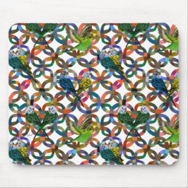 Hübsche Budgien. Mousepad