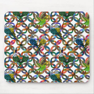 Hübsche Budgien. Mousepad