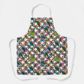 Hübsche Budgien. Schürze (Vorderseite)