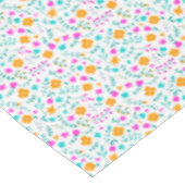 Hübsche bunte Blumen Muster Tischdecke (Schrägansicht)