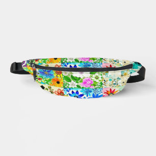 Hübsche bunte Blumenmuster Bauchtasche