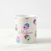 Hübsche bunte Cupcakes Kaffeetasse (Mittel)