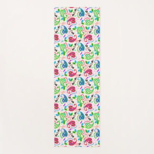 Hübsche bunte dekorative Blumenmuster-Schale Yogamatte