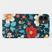 Hübsche bunte Frühlingsblumen schöne Blumen  Case-Mate iPhone Hülle (Rückseite (Horizontal))