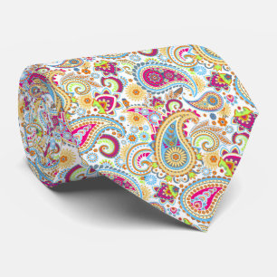 Hübsche bunte Paisley-Muster-Tischdecke Krawatte