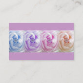 Hübsche bunte Rosen-Geschäfts-Karten Visitenkarte (Rückseite)