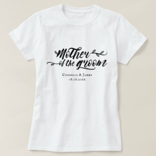 Hübsche Bürsten-Skript-Mutter des Grrom T-Shirt