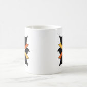 Hübsche Butterfly Abstrakte Kunst Kaffeetasse (Mittel)
