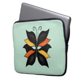 Hübsche Butterfly Abstrakte Kunst Laptopschutzhülle (Vorderseite Links)