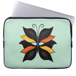 Hübsche Butterfly Abstrakte Kunst Laptopschutzhülle