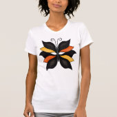 Hübsche Butterfly Abstrakte Kunst T-Shirt (Vorderseite)