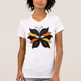 Hübsche Butterfly Abstrakte Kunst T-Shirt