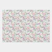Hübsche Butterfly-Gartenpasten Geschenkpapier Set (Vorderseite)