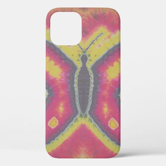 Hübsche Butterfly-Gefärbte Krawatte Case-Mate iPhone Hülle (Rückseite)