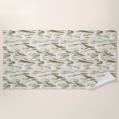 Hübsche Calla Lilly Blume Strandtuch (Vorderseite)