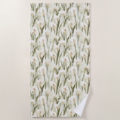 Hübsche Calla Lilly Blume Strandtuch (Vorderseite)