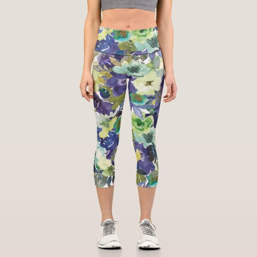 Hübsche Capri Yoga Pants (Vorderseite)