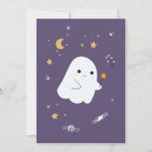 Hübsche Cartoon Katzen mit Besen, Kürbissen und Ge (Vorderseite)