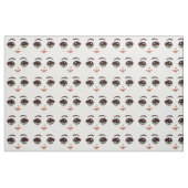 hübsche Cartoon Puppenkunst Stoff (Fat Quarter (45,7 x 55,9 cm))