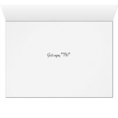 Hübsche Cat and Butterfly Just Sprichwort Hi Card (Innenansicht Horizontal (Unten))