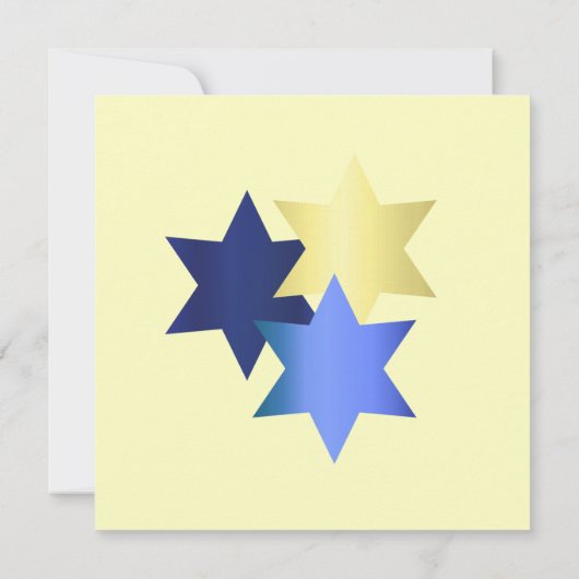 Hübsche Chanukka-Party Einladung (Rückseite)