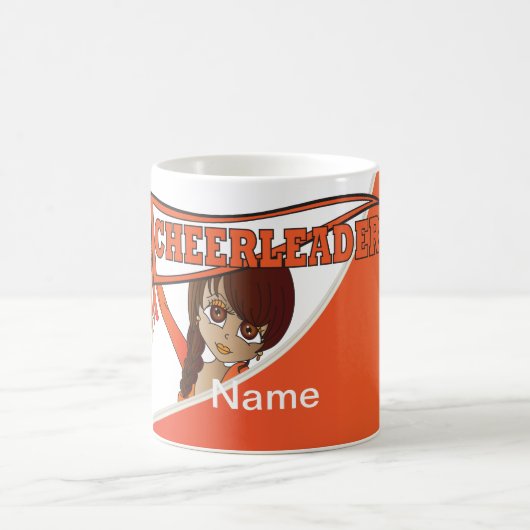 Hübsche Cheerleader Girl | Personalisieren Kaffeetasse (Mittel)